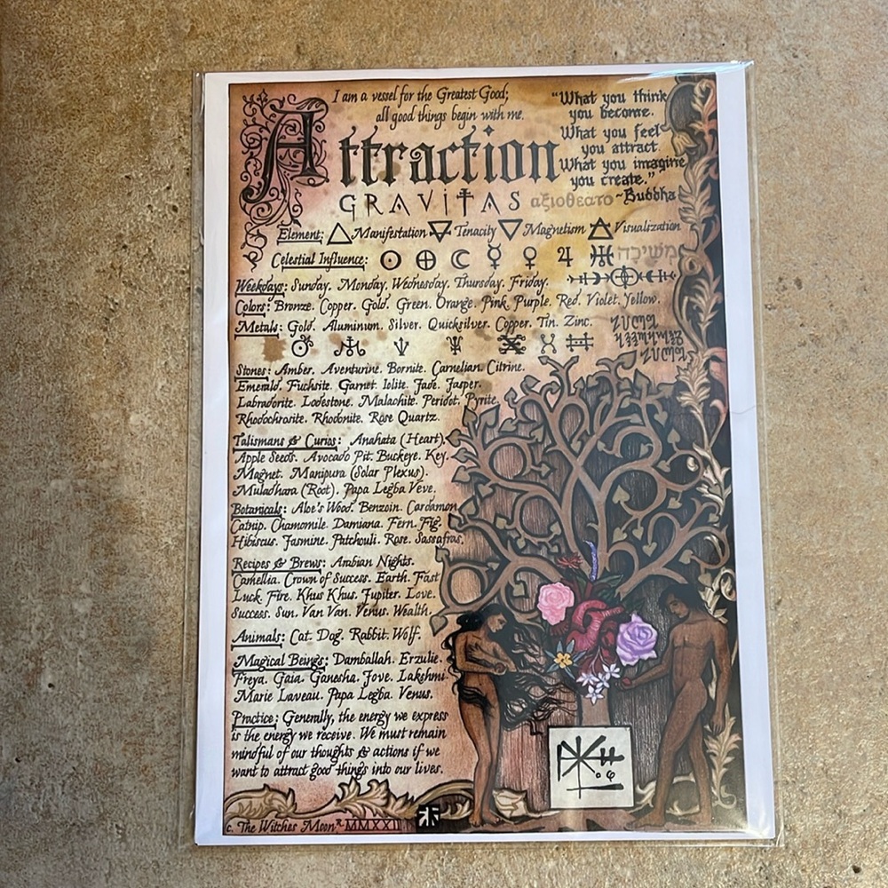 Witches Moon Attraction Art